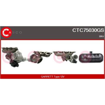 Turbocompresseur, suralimentation CASCO [CTC75030GS]