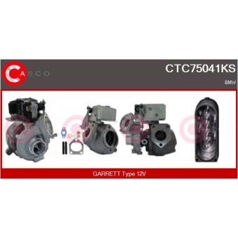 Turbocompresseur, suralimentation CASCO [CTC75041KS]