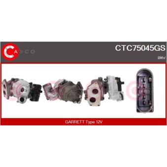 Turbocompresseur, suralimentation CASCO [CTC75045GS]