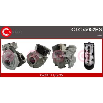 Turbocompresseur, suralimentation CASCO [CTC75052RS]