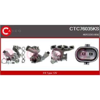 Turbocompresseur, suralimentation CASCO [CTC76035KS]