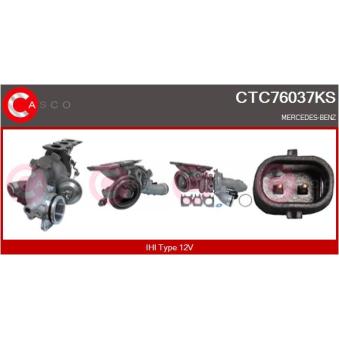 Turbocompresseur, suralimentation CASCO [CTC76037KS]