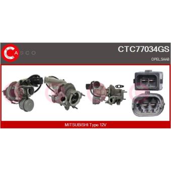 Turbocompresseur, suralimentation CASCO [CTC77034GS]