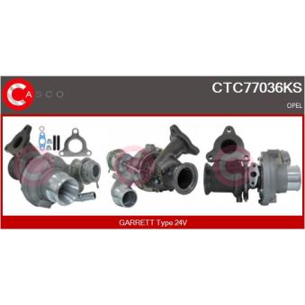 Turbocompresseur, suralimentation CASCO [CTC77036KS]