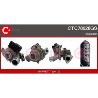 Turbocompresseur, suralimentation CASCO [CTC78028GS]