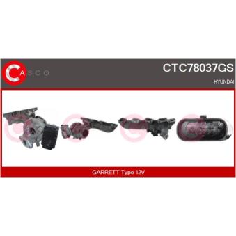 Turbocompresseur, suralimentation CASCO [CTC78037GS]