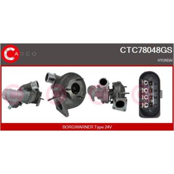 Turbocompresseur, suralimentation CASCO [CTC78048GS]
