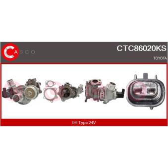 Turbocompresseur, suralimentation CASCO [CTC86020KS]