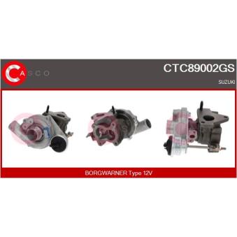 Turbocompresseur, suralimentation CASCO [CTC89002GS]