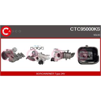 Turbocompresseur, suralimentation CASCO [CTC95000KS]