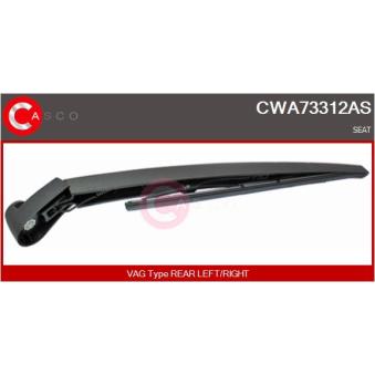 Bras d'essuie-glace, nettoyage des vitres CASCO CWA73312AS pour AUDI 80 1.6 - 102cv