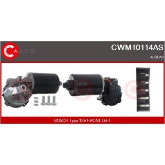 Moteur d'essuie-glace CASCO CWM10114AS pour MAZDA 2 1.9 TDI - 110cv