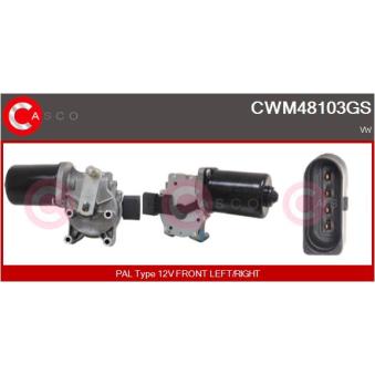 Moteur d'essuie-glace CASCO OEM 7E1955113