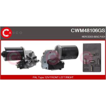 Moteur d'essuie-glace CASCO [CWM48106GS]