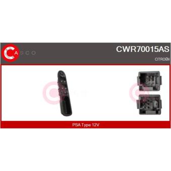 Interrupteur, lève-vitre CASCO CWR70015AS pour CITROEN C4 2.0 16V - 177cv