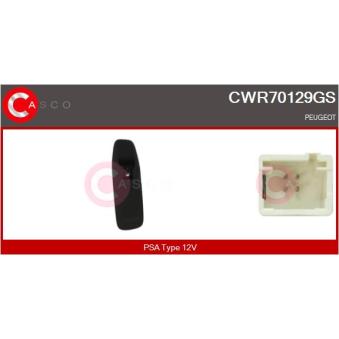 Interrupteur, lève-vitre CASCO [CWR70129GS]