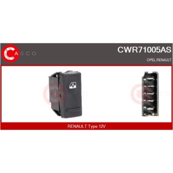 Interrupteur, lève-vitre CASCO CWR71005AS pour FORD RANGER 1.8 - 110cv
