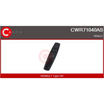 Interrupteur, lève-vitre CASCO CWR71040AS pour AUDI CABRIOLET 1.6 E85 - 110cv