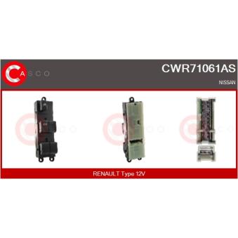 Interrupteur, lève-vitre CASCO OEM 25401EB302