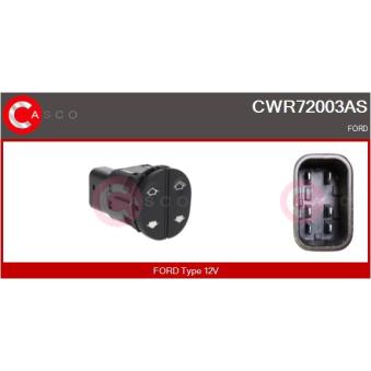 Interrupteur, lève-vitre CASCO CWR72003AS pour AUDI TT 1.8 TDCi - 110cv