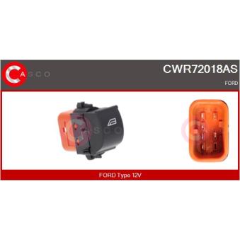 Interrupteur, lève-vitre CASCO CWR72018AS pour AUDI A3 1.5 TDCi - 101cv
