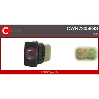 Interrupteur, lève-vitre CASCO [CWR72058GS]