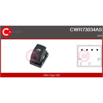 Interrupteur, lève-vitre CASCO CWR73034AS
