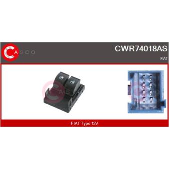 Interrupteur, lève-vitre CASCO OEM 735518654