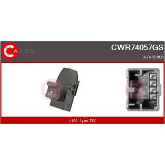 Interrupteur, lève-vitre avant droit CASCO [CWR74057GS]