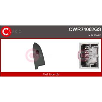 Interrupteur, lève-vitre avant droit CASCO [CWR74062GS]