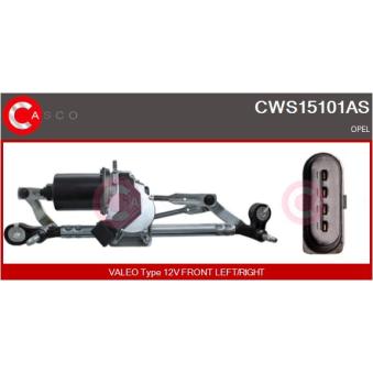 Système de nettoyage des vitres CASCO CWS15101AS pour FORD GRANADA 1.2 - 69cv