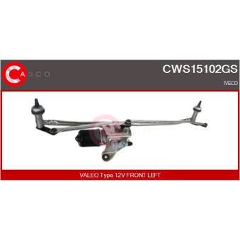 Système d'essuyage complet CASCO [CWS15102GS]