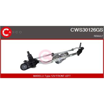 Système de nettoyage des vitres CASCO CWS30126GS pour CHRYSLER 300 1.5 DCI - 110cv