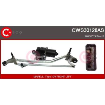 Système de nettoyage des vitres CASCO CWS30128AS pour FIAT DUNA 1.9 DCI - 110cv