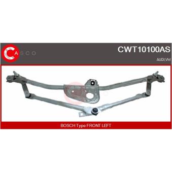Tringlerie d'essuie-glace CASCO CWT10100AS pour AUDI A3 1.9 TDI - 116cv