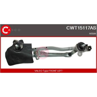 Tringlerie d'essuie-glace CASCO [CWT15117AS]