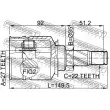 FEBEST 1811-Z14 - Embout de cardan avant (kit de réparation)