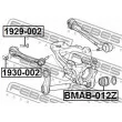 FEBEST 1930-002 - Coquille Caster, corps d'essieu