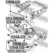 FEBEST 2025-GRCHU - Triangle ou bras de suspension (train arrière)