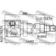 FEBEST 2111-CB316RH - Jeu de joints, arbre de transmission avant droit