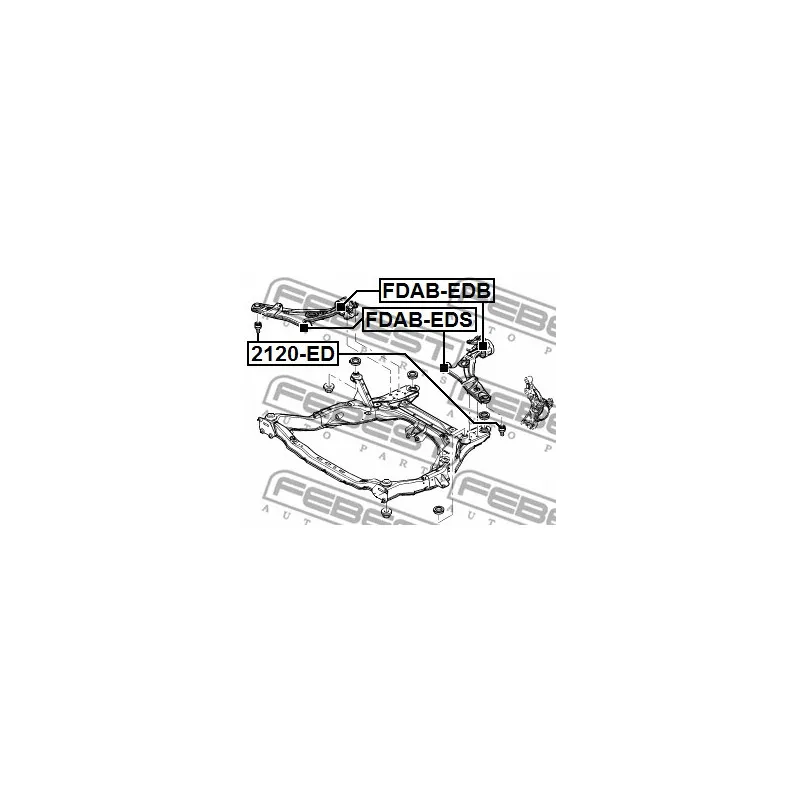 Rotule de suspension FEBEST 2120-ED - Visuel 2