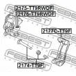 FEBEST 2176-TT9RWDF - Piston, étrier de frein