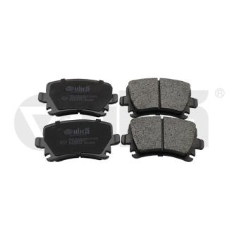 Jeu de 4 plaquettes de frein arrière VIKA [66980001701]