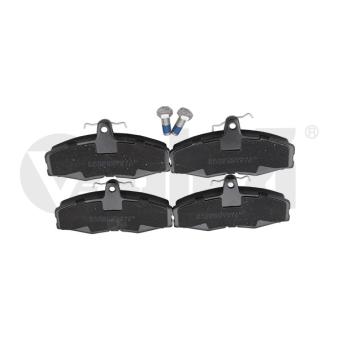 Jeu de 4 plaquettes de frein avant VIKA OEM 6U0698151E