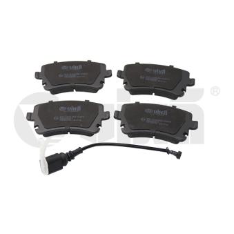 Jeu de 4 plaquettes de frein arrière VIKA OEM 7E0698451B