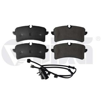 Jeu de 4 plaquettes de frein arrière VIKA OEM 4H0698451P