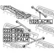 FEBEST 2225-SPARH - Bras de liaison, suspension de roue arrière droit