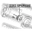 FEBEST 2282-SPARA46 - Moyeu de roue arrière