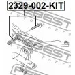 FEBEST 2329-002-KIT - Vis de correction du carrossage