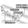 FEBEST 2375-362-KIT - Kit de réparation, étrier de frein